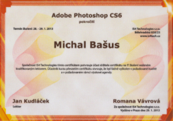 Certifikát Adobe Photoshop - pokročilí