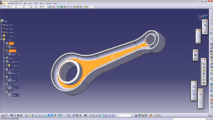 Ukázka práce v CAD systému Catia V5