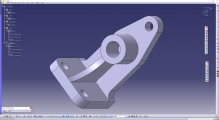 Ukázka práce v CAD systému Catia V5